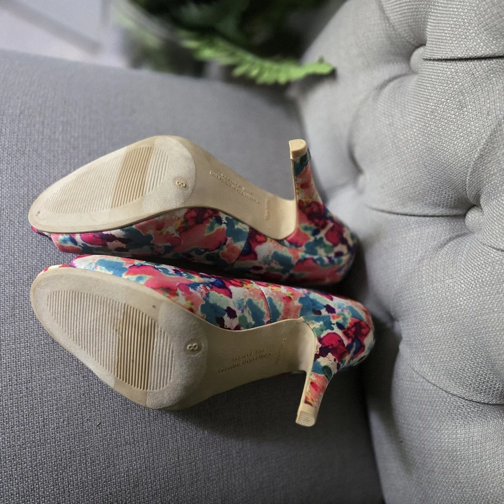 Christian Siriano bright floral